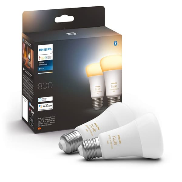 Hue White Ambiance E27 2-pak