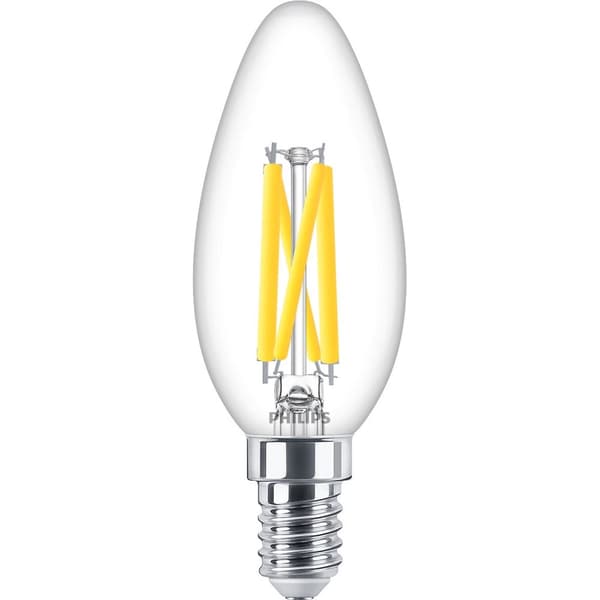 LED E14 Crown 3,4W (40W) Clear Dim WarmGlow 470