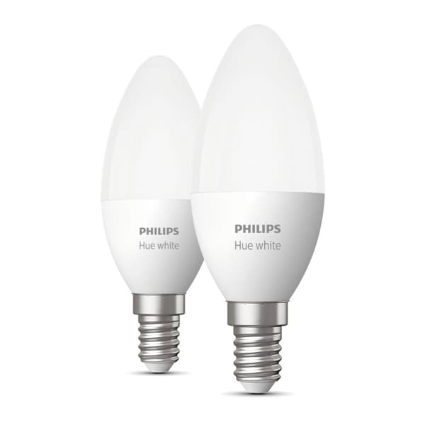 Hue White E14 Crown 2-pak