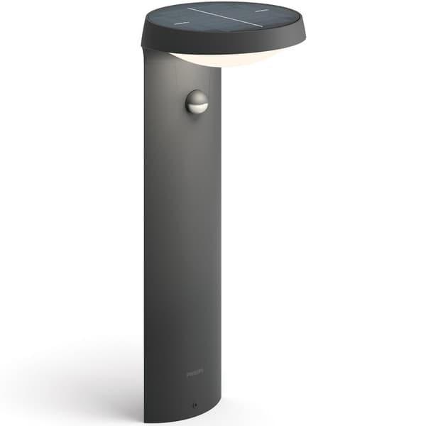Tyla Piedestal Solcelle IR sensor Ultra Effektiv LED 255lm IP44 antracit Sort