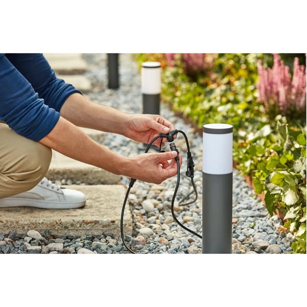 GardenLink Utrecht Piedestal Cool hvid 660lm antracit