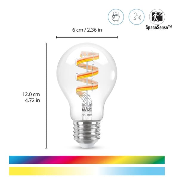 WiFi Smart LED E27 40W Filament Farve + Varm-kølig hvid 470lm