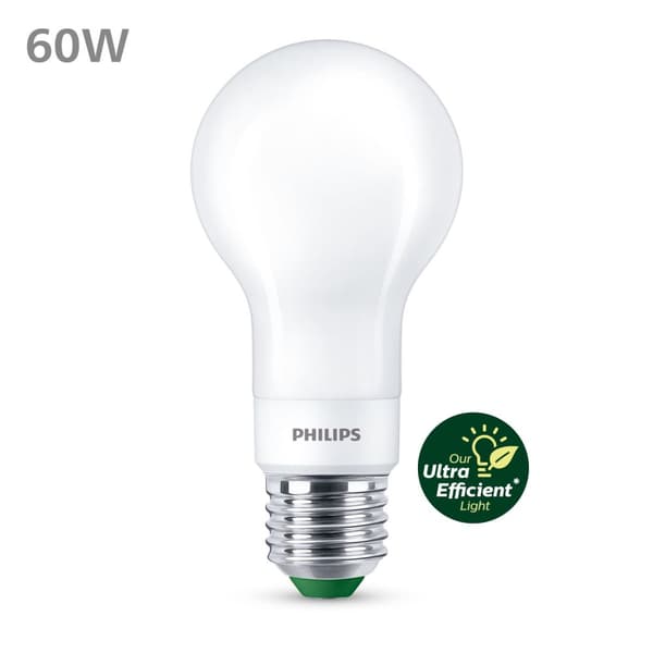 LED E27 Normal 4W (60W) Frost Dæmpbar 840lm 2700K Energiklasse A