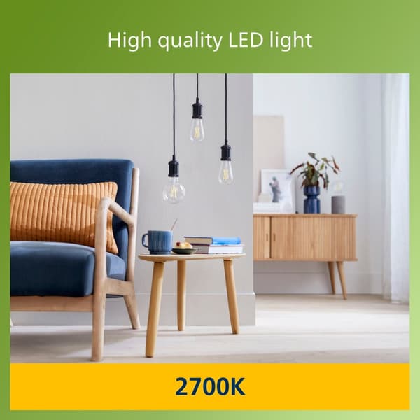 LED E27 G95 Globe 4W (60W) Klar 840lm 2700K Energiklasse A