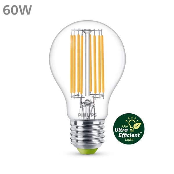 LED E27 Normal 4W (60W) Klar 840lm 2700K Energiklass A