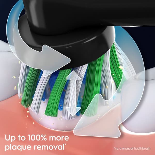 Elektrisk tandbørste Pro3 Sort + Ekstra Refill + TC
