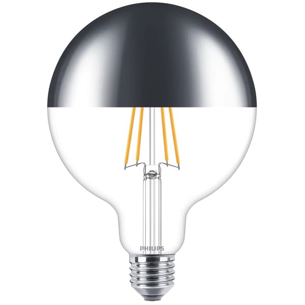 LED E27 G120 Filament Top spejlet Dæmpbar 50W 650lm