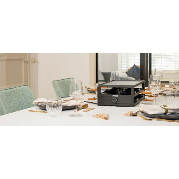 Raclette 162655 Black Steel Raclette for 8 personer.