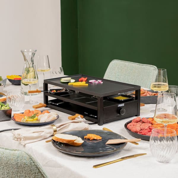 Raclette 162655 Black Steel Raclette for 8 personer.