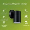 Miniatyrbillede 2 af 7: Kylis Vægarmatur Downlight (GU10 base) IP44 Rustfrit stål Sort