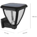 Miniatyrbillede 6 af 7: Vapora Væglampe Solar LED 200lm Sort