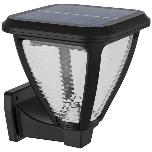 Vapora Væglampe Solar LED 200lm Sort Sort