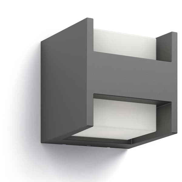Arbor Væglampe Ultra Effektiv LED 2x3,8W 800lm Antracit