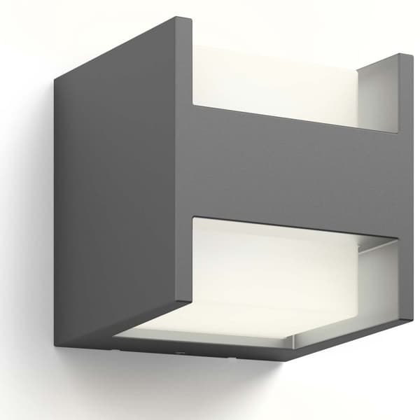 Arbor Væglampe Ultra Effektiv LED 2x3,8W 800lm Antracit