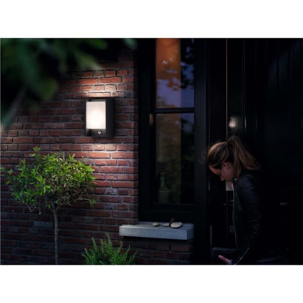 Arbor Væglampe Sensor Ultra Effektiv LED 3,8W 800lm Antracit