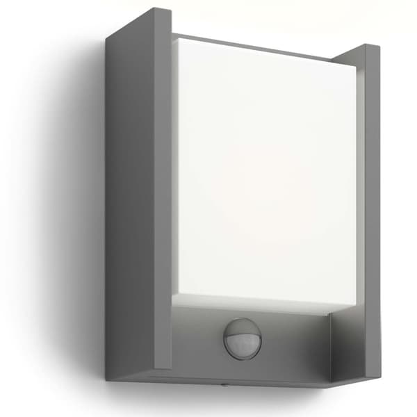 Arbor Væglampe Sensor Ultra Effektiv LED 3,8W 800lm Antracit