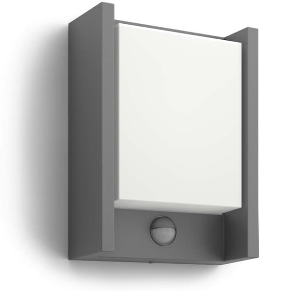 Arbor Væglampe Sensor Ultra Effektiv LED 3,8W 800lm Antracit