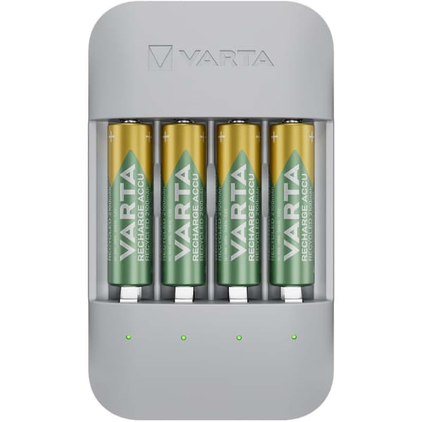 Eco Charger Pro Resirkulert inkl. 4x AA 2100 mAh