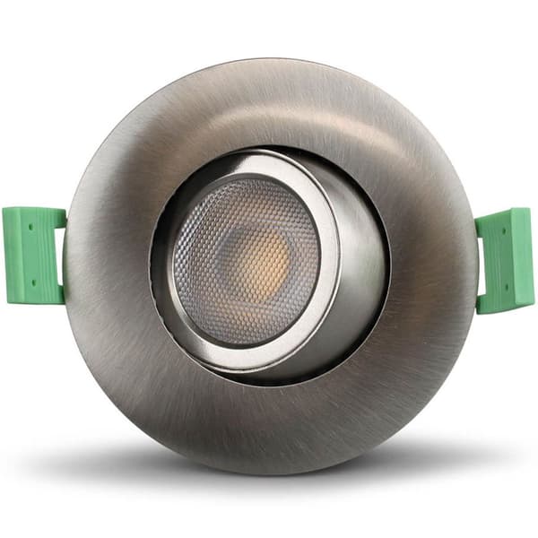 Ellen Infälld downlight Dim-to-Warm 520lm IP65 1-pack Borstad stål