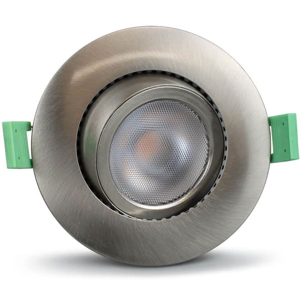 Ellen Infälld downlight Dim-to-Warm 520lm IP65 1-pack Borstad stål