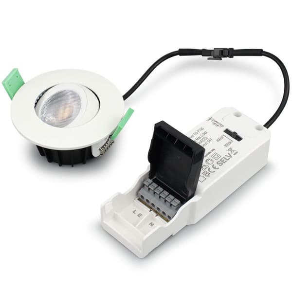Sanna Dimbar Infälld downlight 3000K/4000K 520lm IP65 1-pack Vit