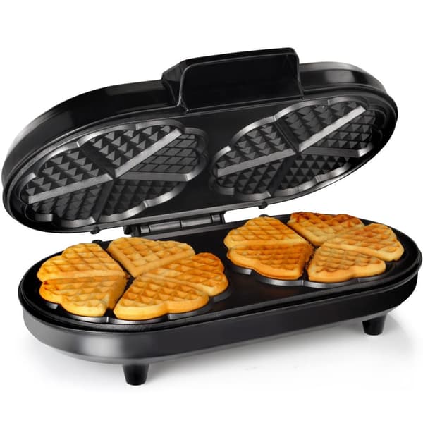 Vaffeljern Dobbel 1200W WF-2120 Justerbar Termostat