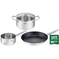 Pikkukuva 1 / 6: Cook eat Set 4 osaa ruostumatonta terästä