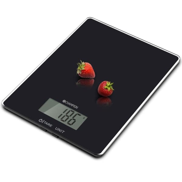 Keittiövaaka Lasi 5kg KV110 Musta