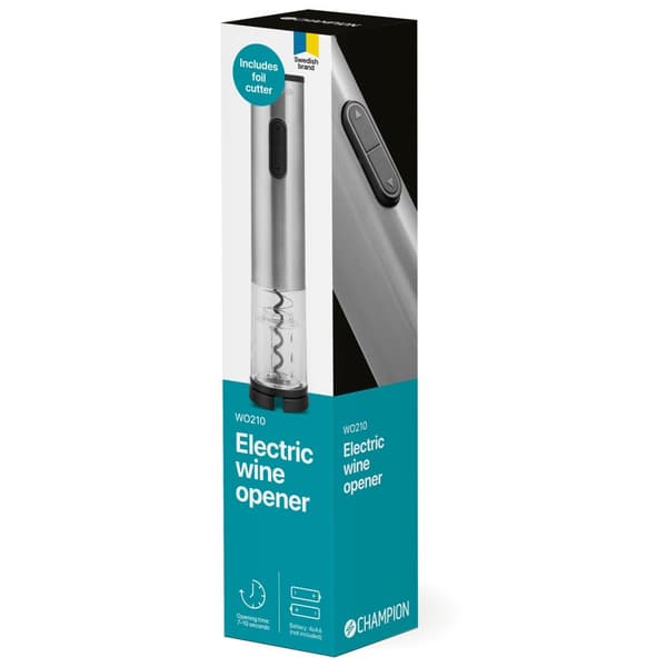 Vinåpner Electric WO210 Rustfri