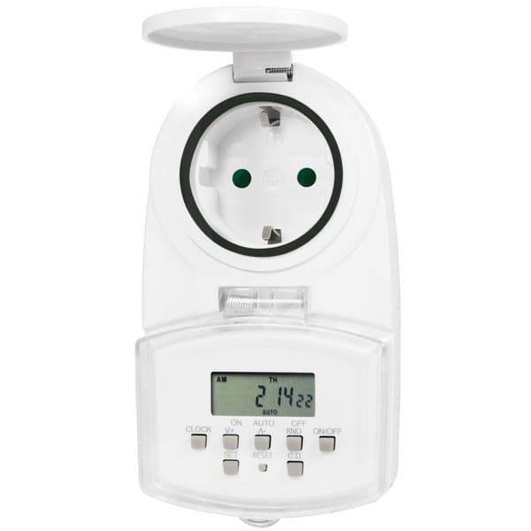 Utendørs timer Digital 1800W IP44