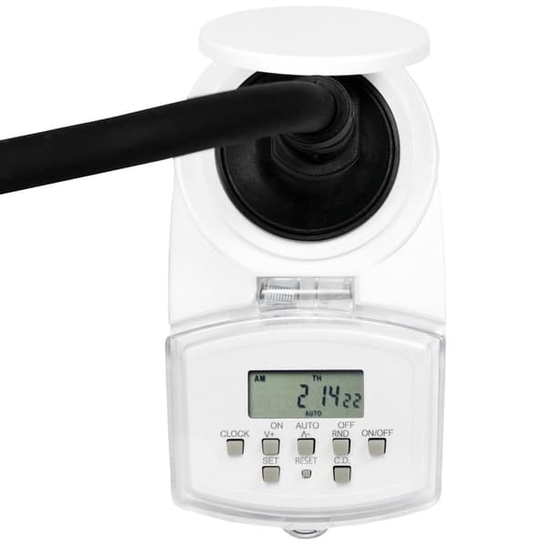 Utendørs timer Digital 1800W IP44