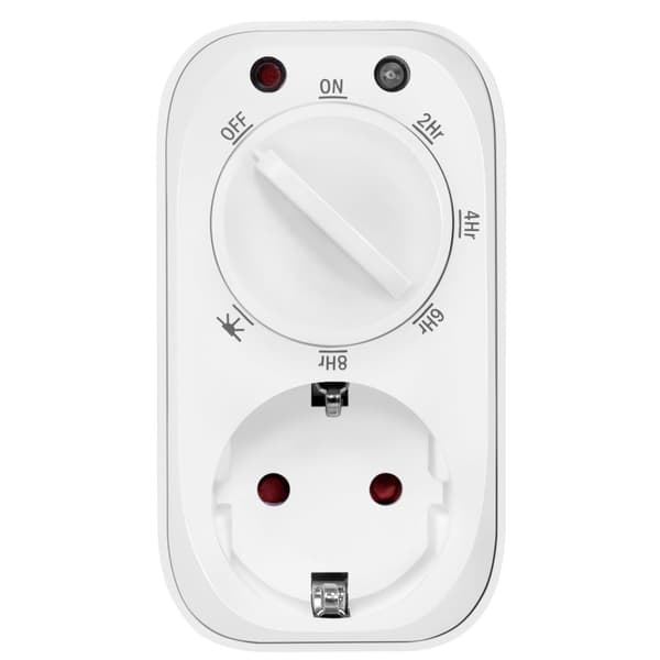 Innendørs timer med skumringssensor 16A