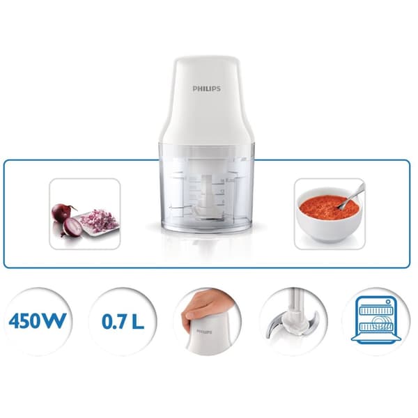 Minihakker HR1393 450W 0,7l
