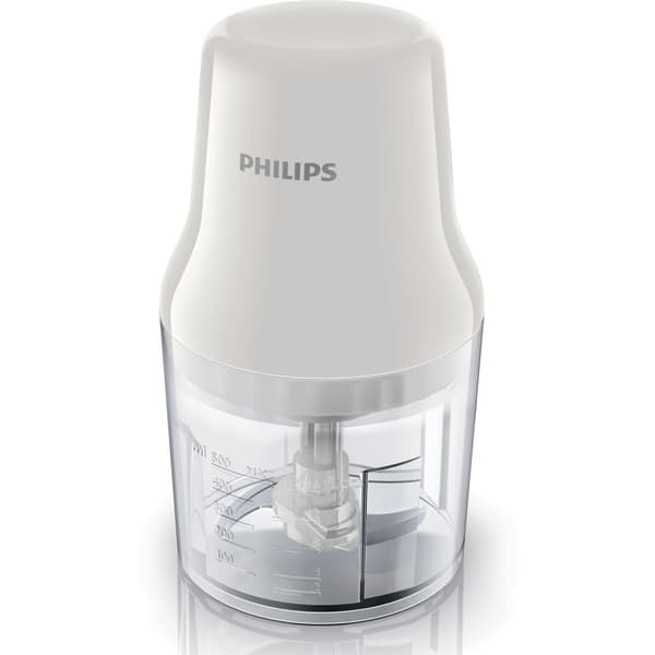 Minihakker HR1393 450W 0,7l Transparent, Hvid