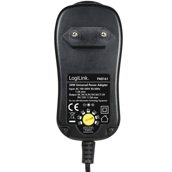 Netadapter 230V-> 3-12V 2A 24W