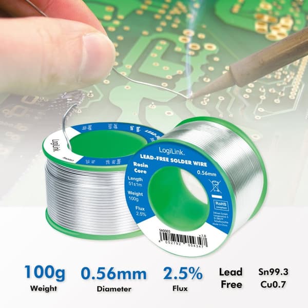 Lyijytön juote 0,56mm 100g