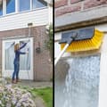Miniatyrbilde 7 av 7: Reservebørstehode for teleskopiske vaskebørster sort/gul