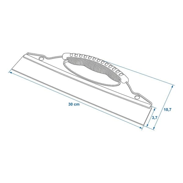 Viskerblad silisium 30cm