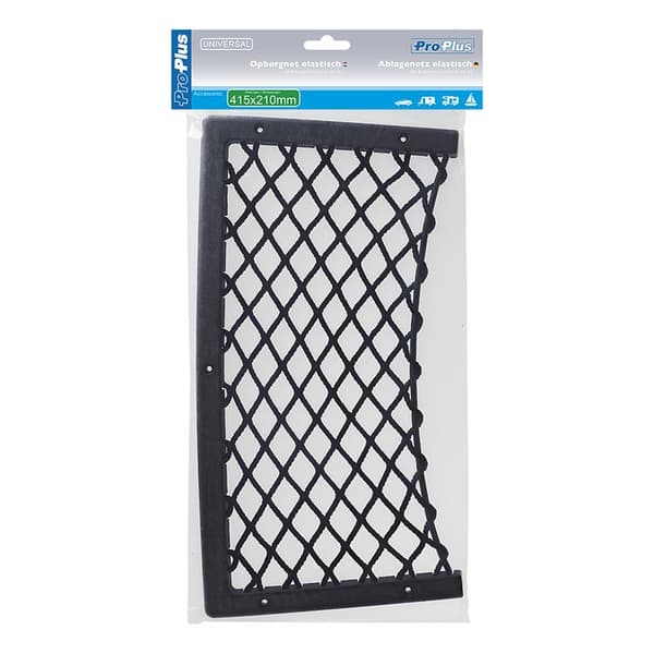 Oppbevaringsnett strikk 415x210mm med plastramme NS-16