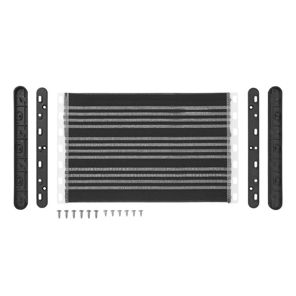 Opbevaringsnet elastik L 40x26,5cm med plastbeslag