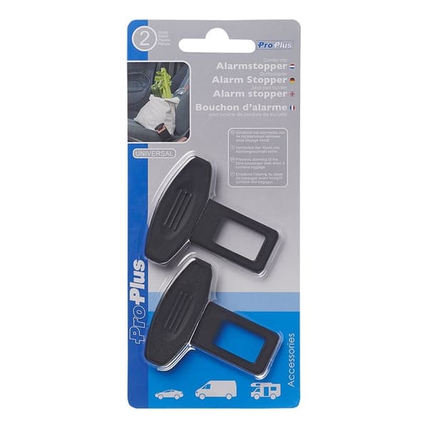Alarmstopper for sikkerhetsbeltespenne - sett med 2 stk