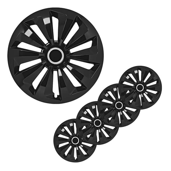 Hjuldekselsett Fox black 16 tommer 4 stk i utstillingsboks