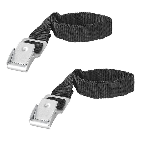 Knyt fast remmar med metallspänne 18mm-30cm - set med 2 delar