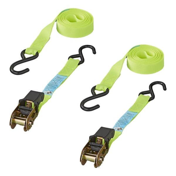 Knytband med spärr + 2 krokar 5 meter - set med 2 delar