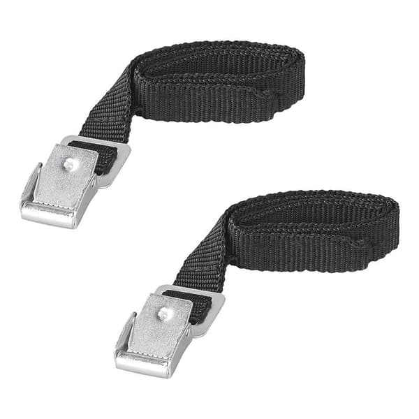Knyt fast remmar med metallspänne 18mm-50cm - set med 2 delar