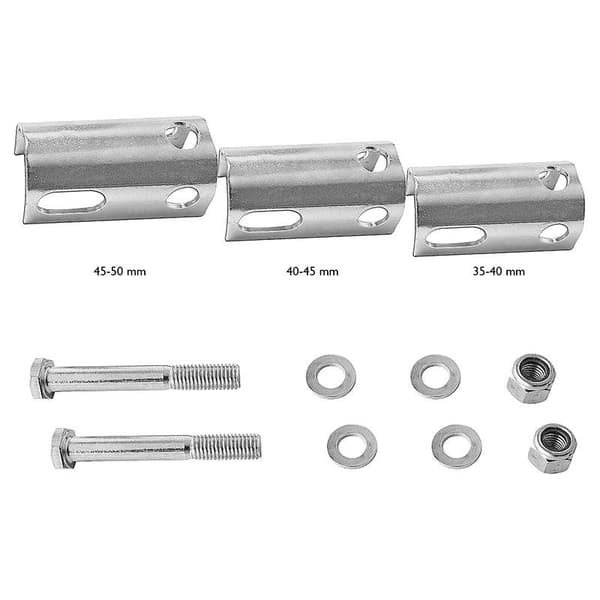 Kulekobling rund 35-50mm bremset