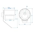 Miniatyrbilde 7 av 7: Pluggholder plast blå