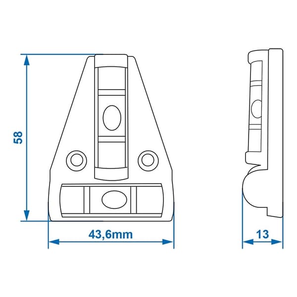 Leveler pyramid i blister