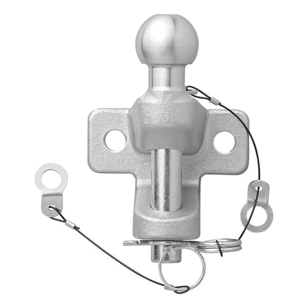 Dragkula silver kombinerad dubbelversion D20.2/S350