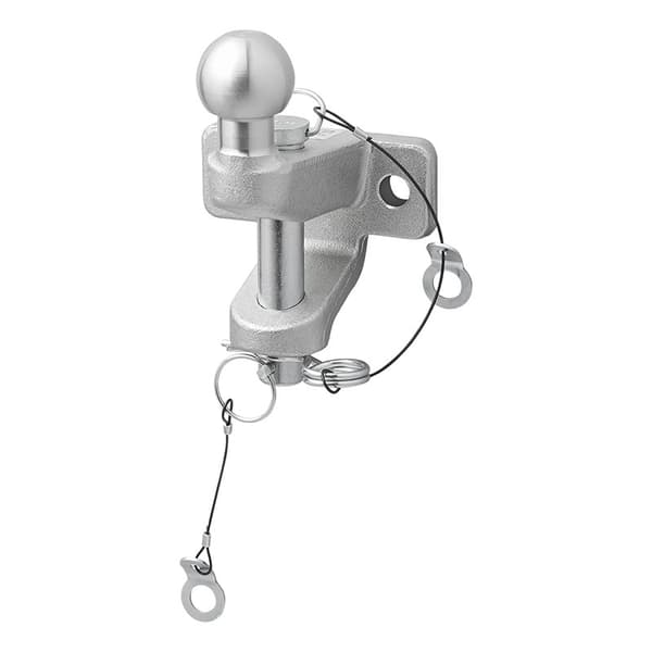 Dragkula silver kombinerad dubbelversion D20.2/S350